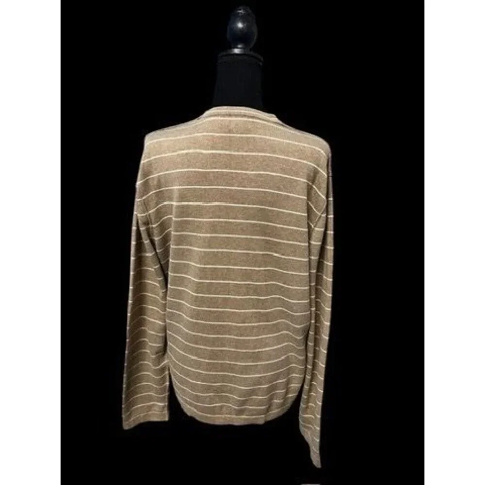 BANANA REPUBLIC MEN LONG SLEEVE SWEATER COTTON WORKATTIRE PREP LG